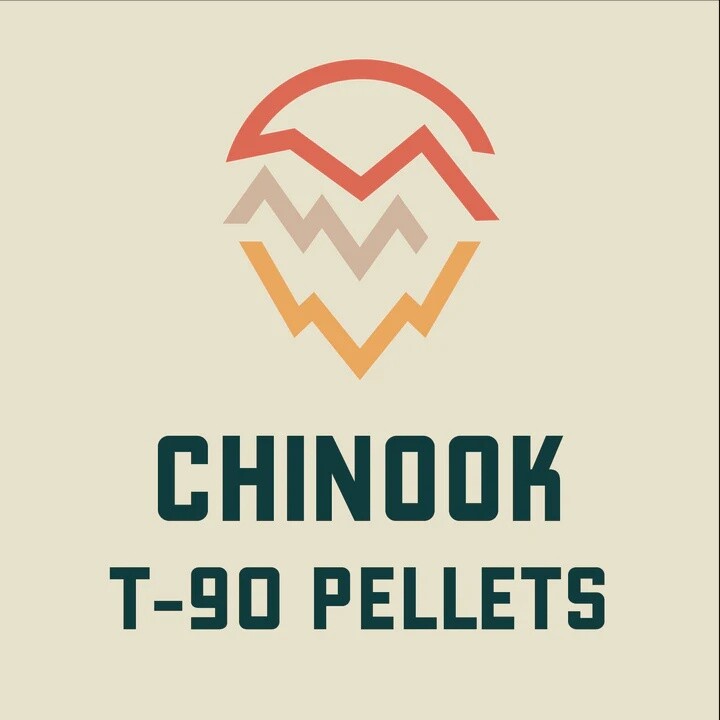 Chinook T90 12.5% AA Hop Pellets - Various Sizes