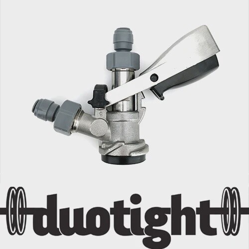 D-Type Coupler - Full Stainless Steel with duotight 5/8&quot; to 8mm push in fittings