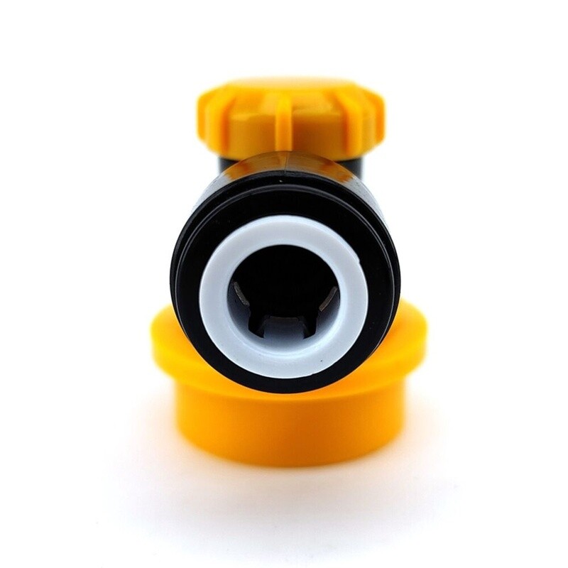 duotight 9.5mm (3/8") x Ball Lock Disconnect - (Black + Yellow Liquid)