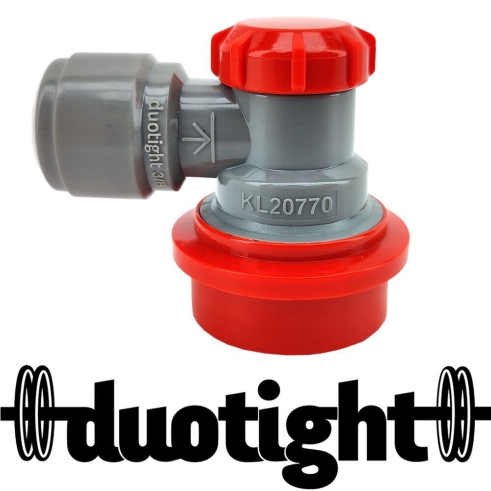 duotight 9.5mm (3/8&quot;) x Ball Lock Disconnect (Grey + Red Gas)