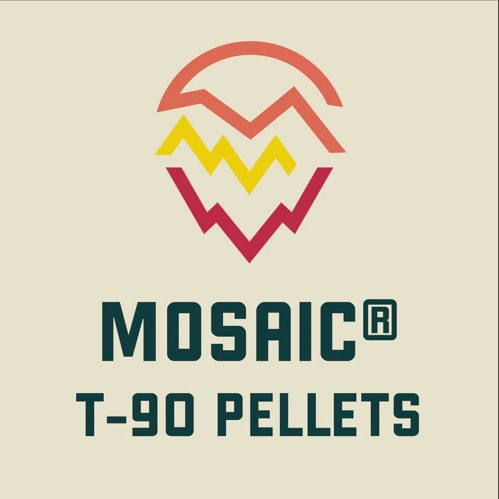 Mosaic T90 11.8% AA Hop Pellets - Various Sizes