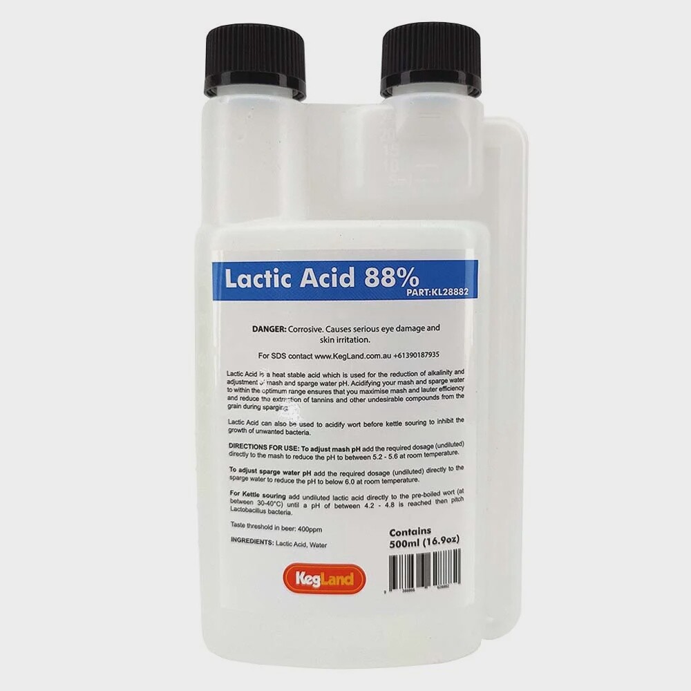 Lactic Acid 88% (500ml) 16oz