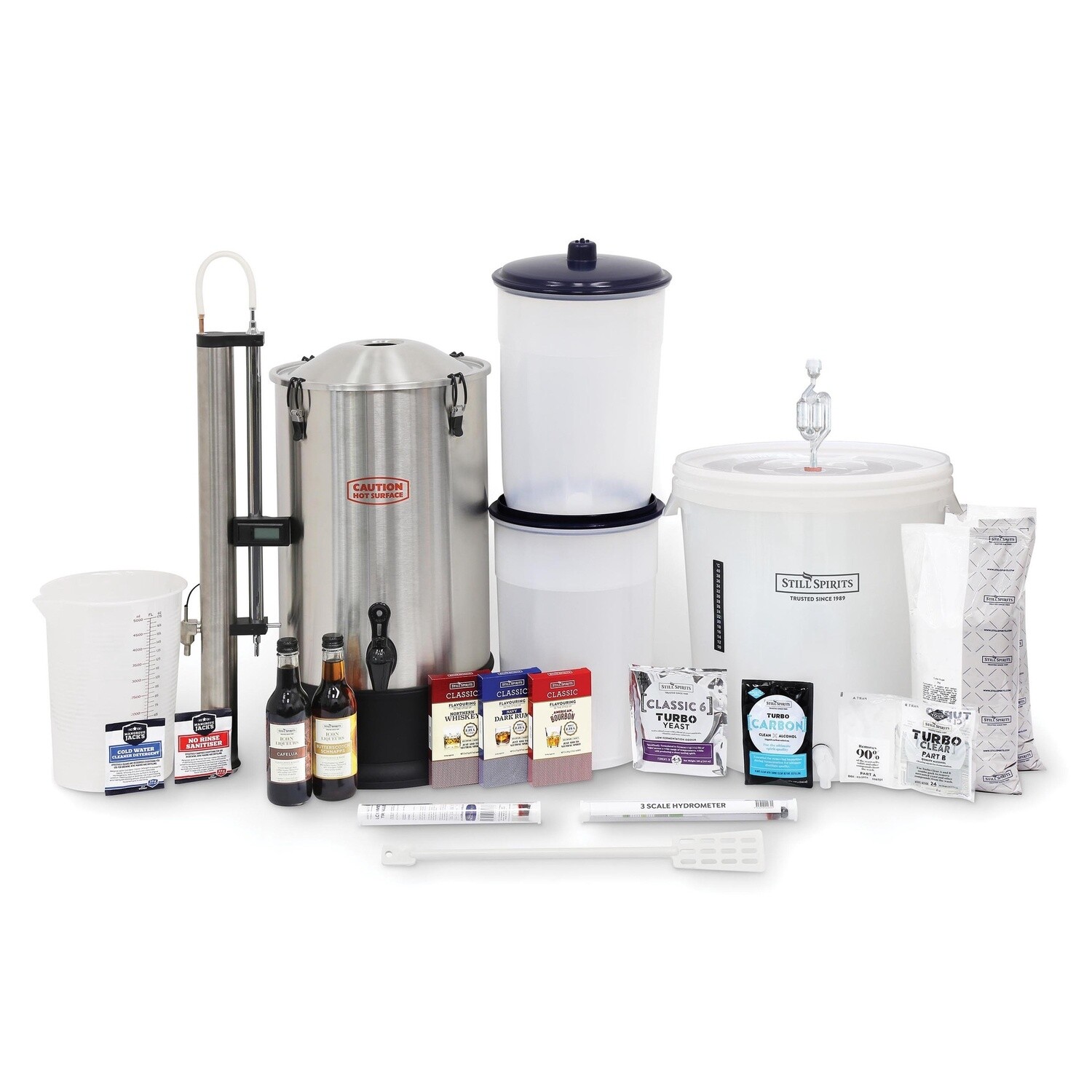 Still Spirits Complete Stainless Steel Distillery Kit (with EZ Filter)