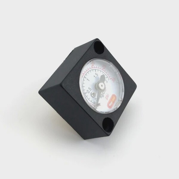 Mini Gauge 0-30 psi - for Inline duotight regulator or blowtie
