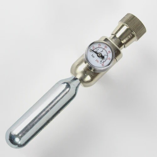 Mini CO2 Charger - For Threaded 16g Bulbs or CO2 Cylinders
