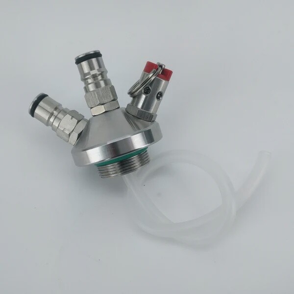 Mini Keg - Ball Lock Tapping Head (with Silicone Dip Tube)