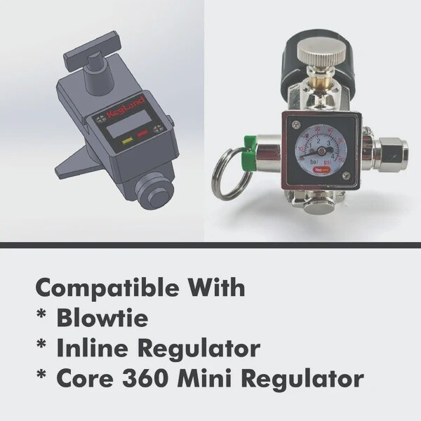 Mini Digital Illuminated Gauge 0-90psi