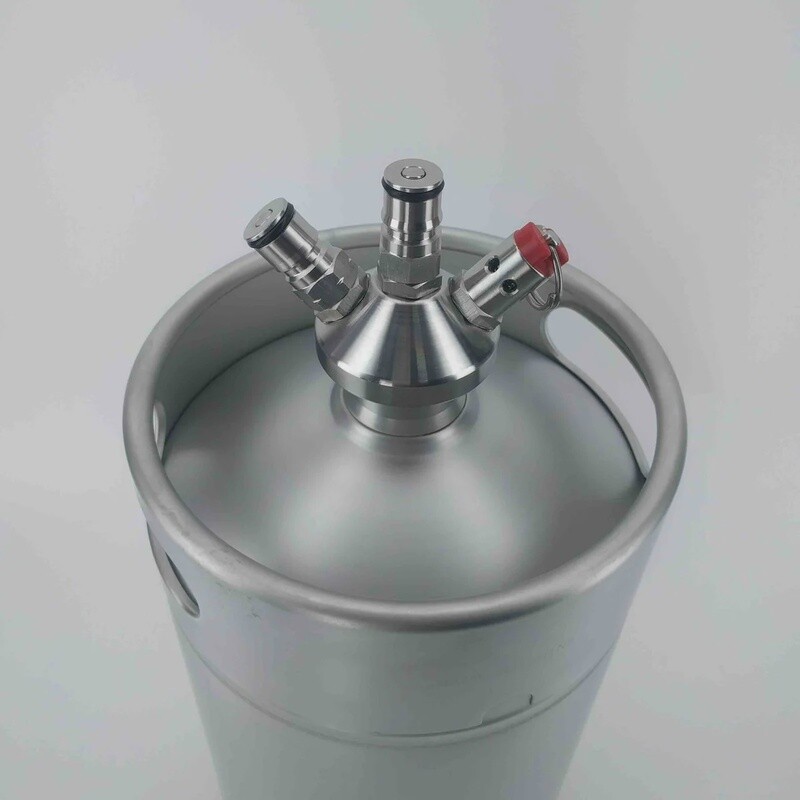 Mini Keg - Ball Lock Tapping Head (with Silicone Dip Tube)