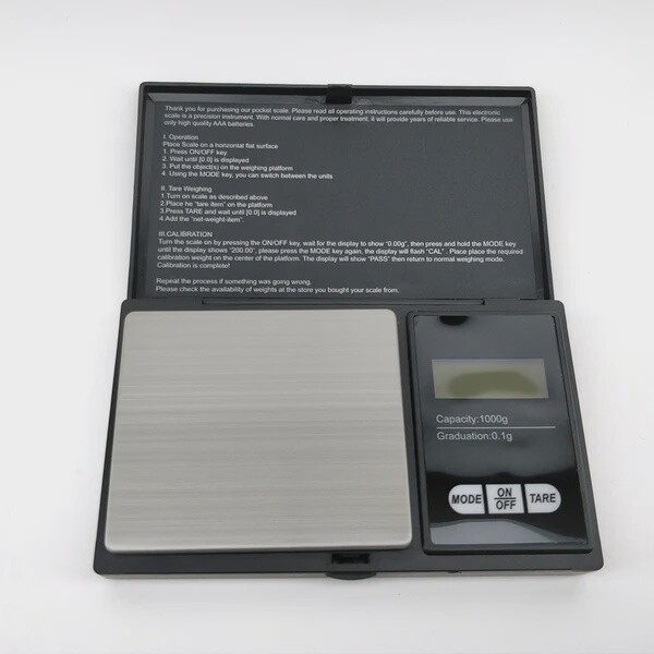 Electronic Pocket Scales (0.1g to 1000g)