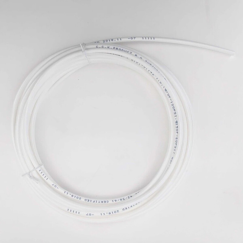 PE Water Line/Beer/Gas 4mm(5/32&quot;) x 6.3mm(1/4) - 10m Roll (Reverse Osmosis)