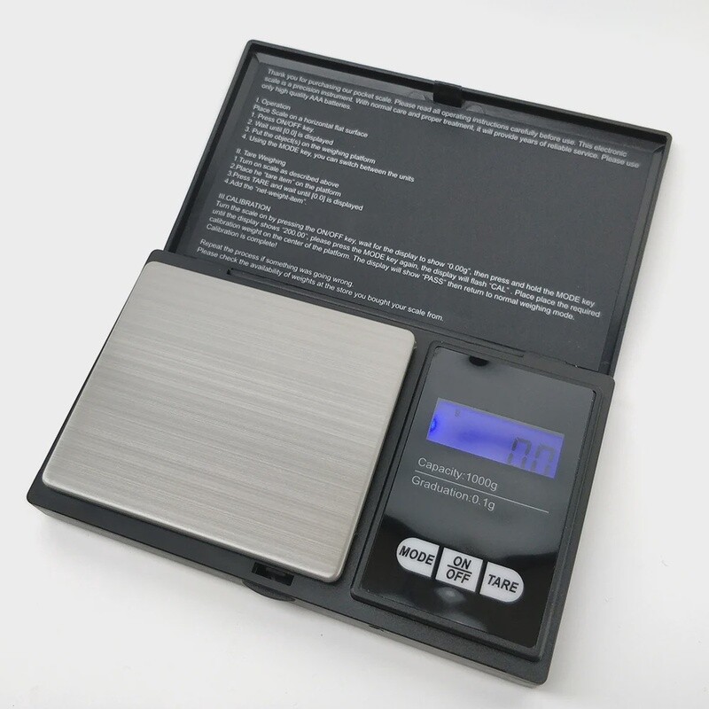 Electronic Pocket Scales (0.1g to 1000g)