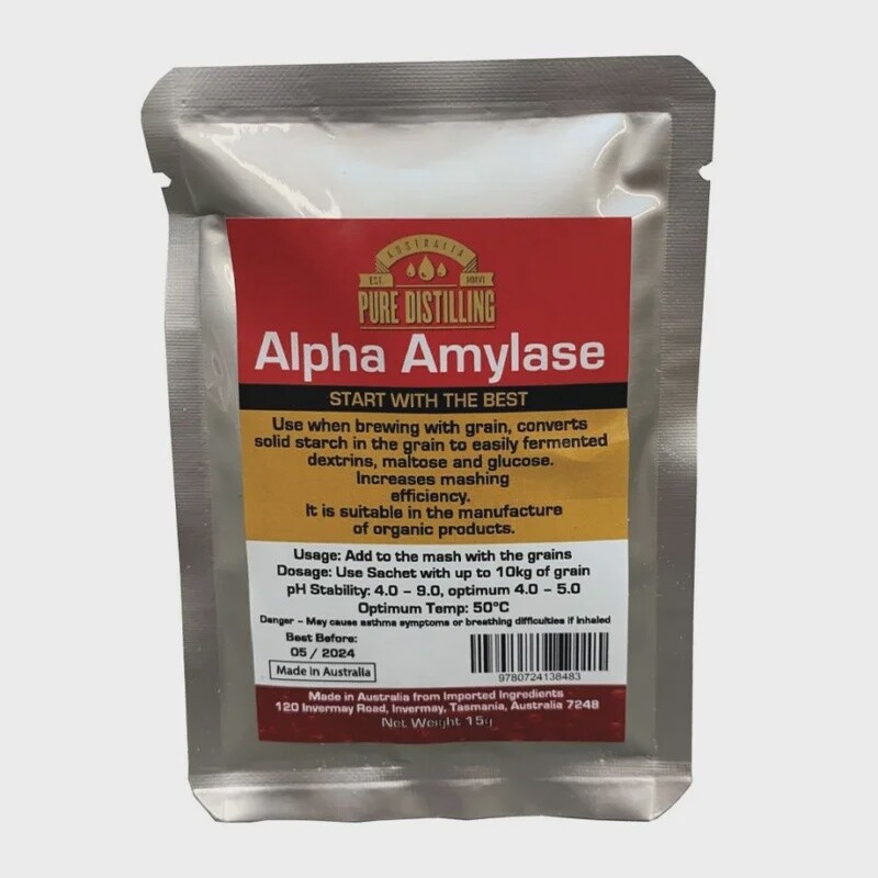 Pure Distilling Alpha Amylase Enzyme