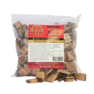 Pure Distilling Barrel Chunk Whisky Port 500g