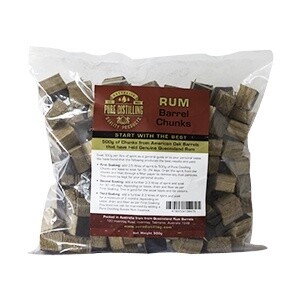 Pure Distilling Barrel Chunk Rum 500g