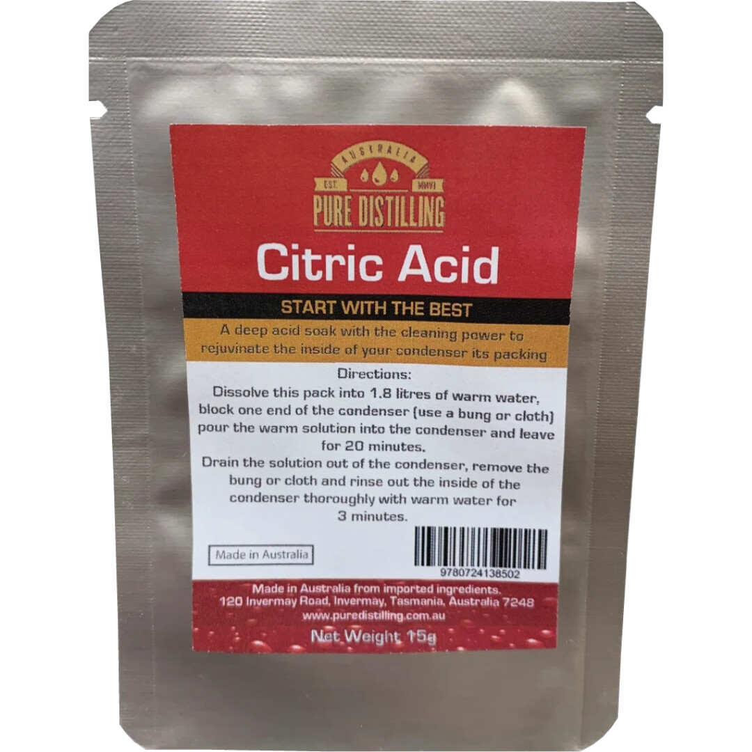 Pure Distilling Citric Acid