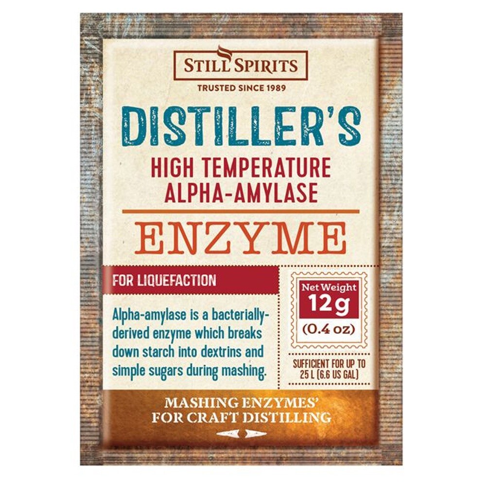 Still Spirits Distiller&#39;s Enzyme Alpha-amylase 12g