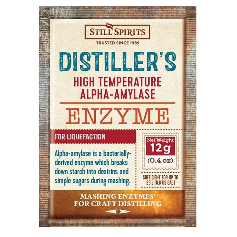 Still Spirits Distiller&#39;s Enzyme Alpha-amylase 12g