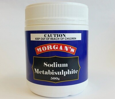 Morgan&#39;s Sodium Metabisulphate