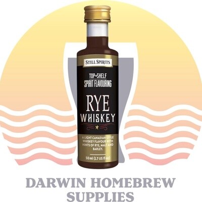 10 PACK Still Spirits Top Shelf Rye Whiskey Home Brew Distilling Flavour Essence