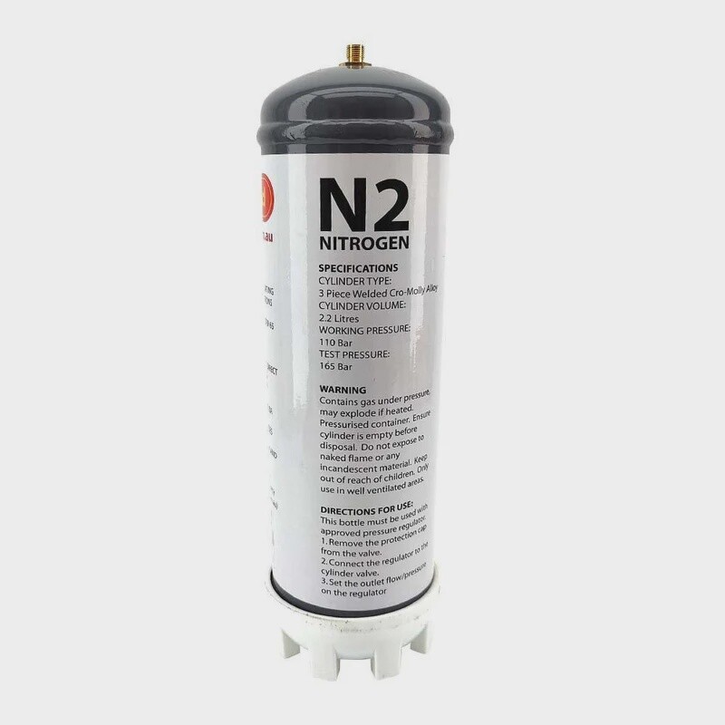 Nitrogen 2.2L - Disposable Gas Cylinder