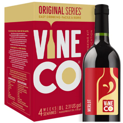 VineCo Wine Making Kit - Original Series Merlot (Chile)