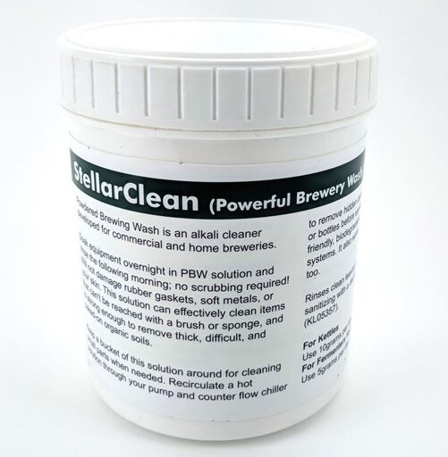 StellarClean PBW (Powerful Brewing Wash) - Brewery Cleaner, Beer Line Cleaner, Keg Wash (1kg 35oz)