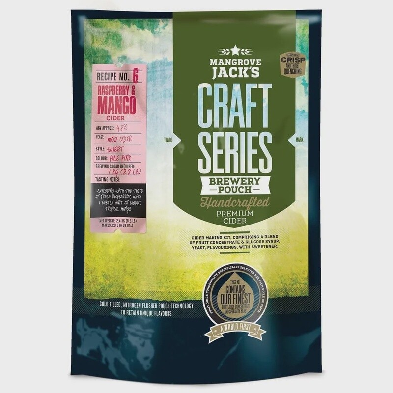 Mangrove Jack&#39;s Craft Series Raspberry &amp; Mango Cider