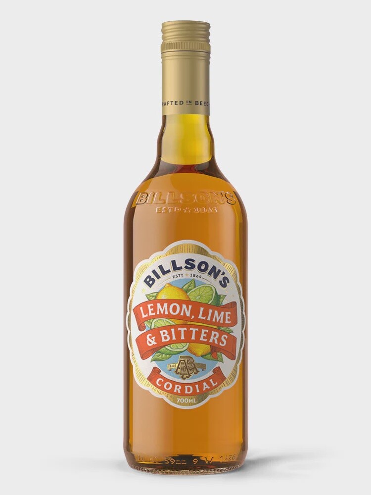 Billson&#39;s Lemon, Lime &amp; Bitters Cordial 700ml