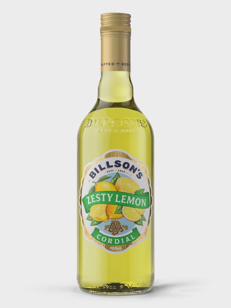 Billsons Zesty Lemon Cordial 700ml