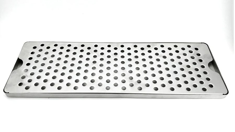 Punched Counter Top Drip Tray - 50cm