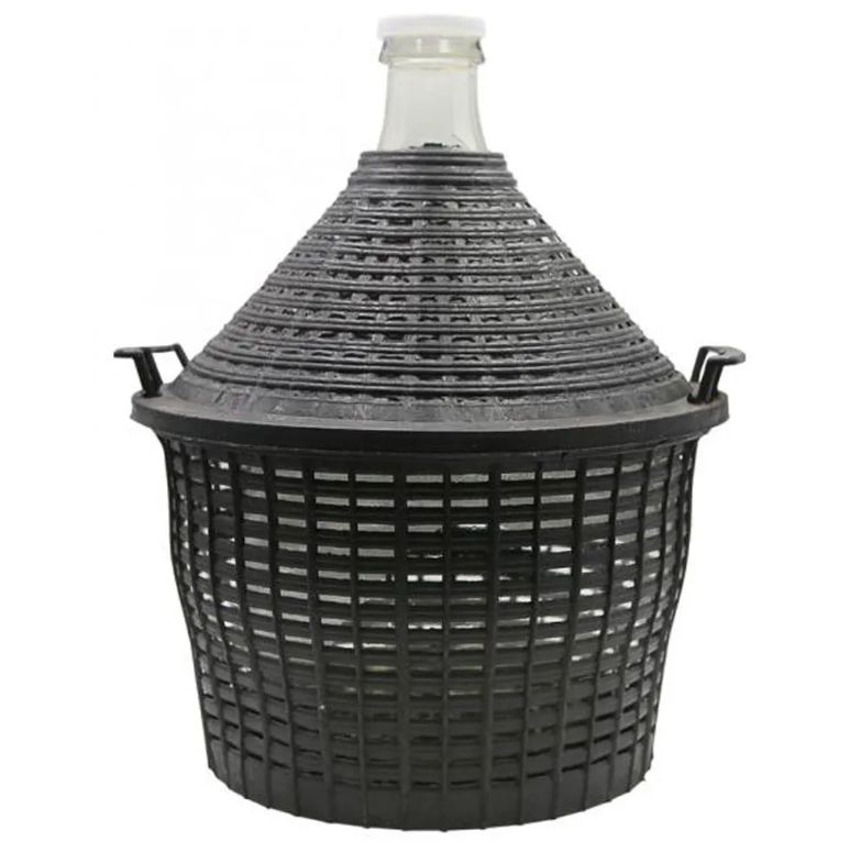 10L Demijohn In Basket