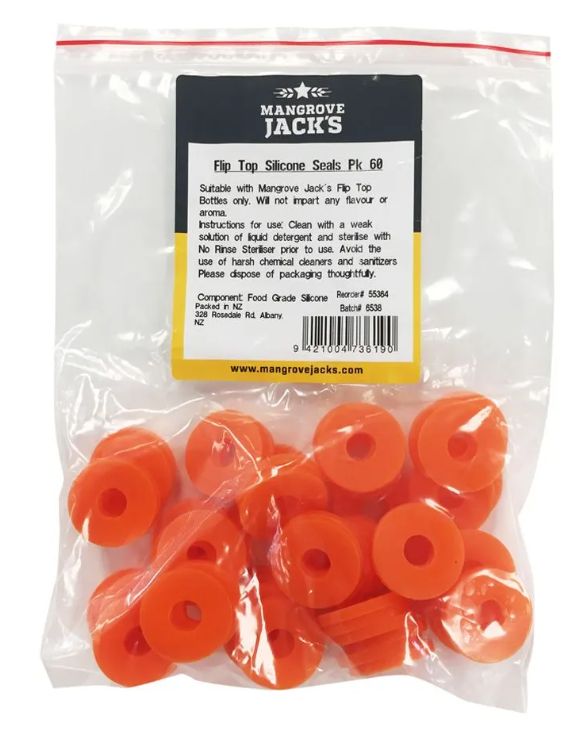 Silicone Seals for Flip Top Bottles x 60