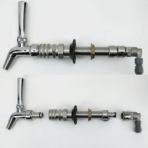 100mm 5/8 All Thread Shank (with Black Plastic Collar and 5/8 nut)