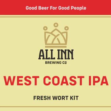 West Coast IPA Fresh Wort Kit - All Inn Brewing Co