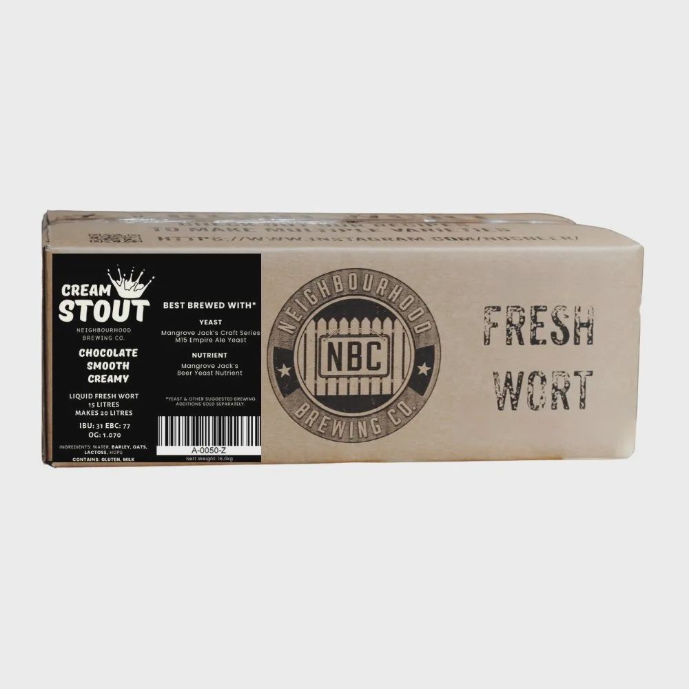 Neighbourhood Brewing Co - Cream Stout Fresh Wort Kit (Limited Edition)