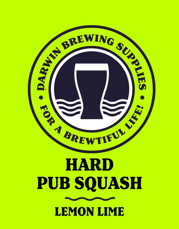 Darwin Brewing Supplies - Hard Pub Squash Lemon Lime (Hard Rated)