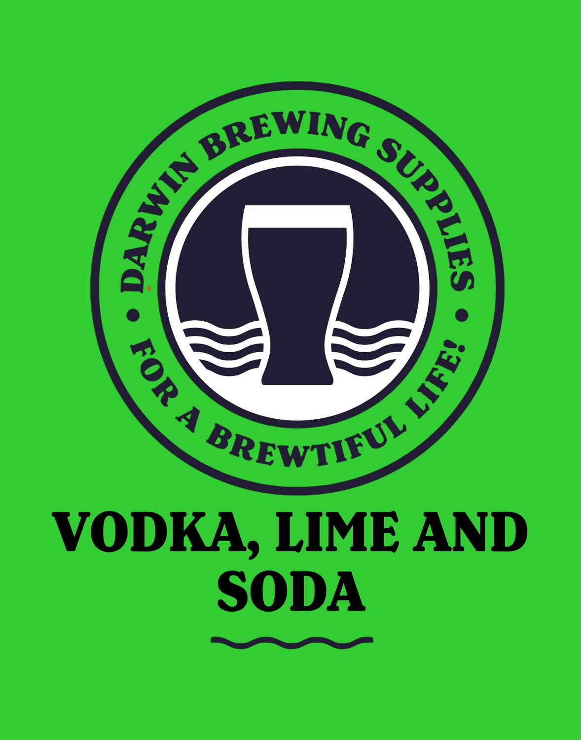 Vodka, Lime and Soda