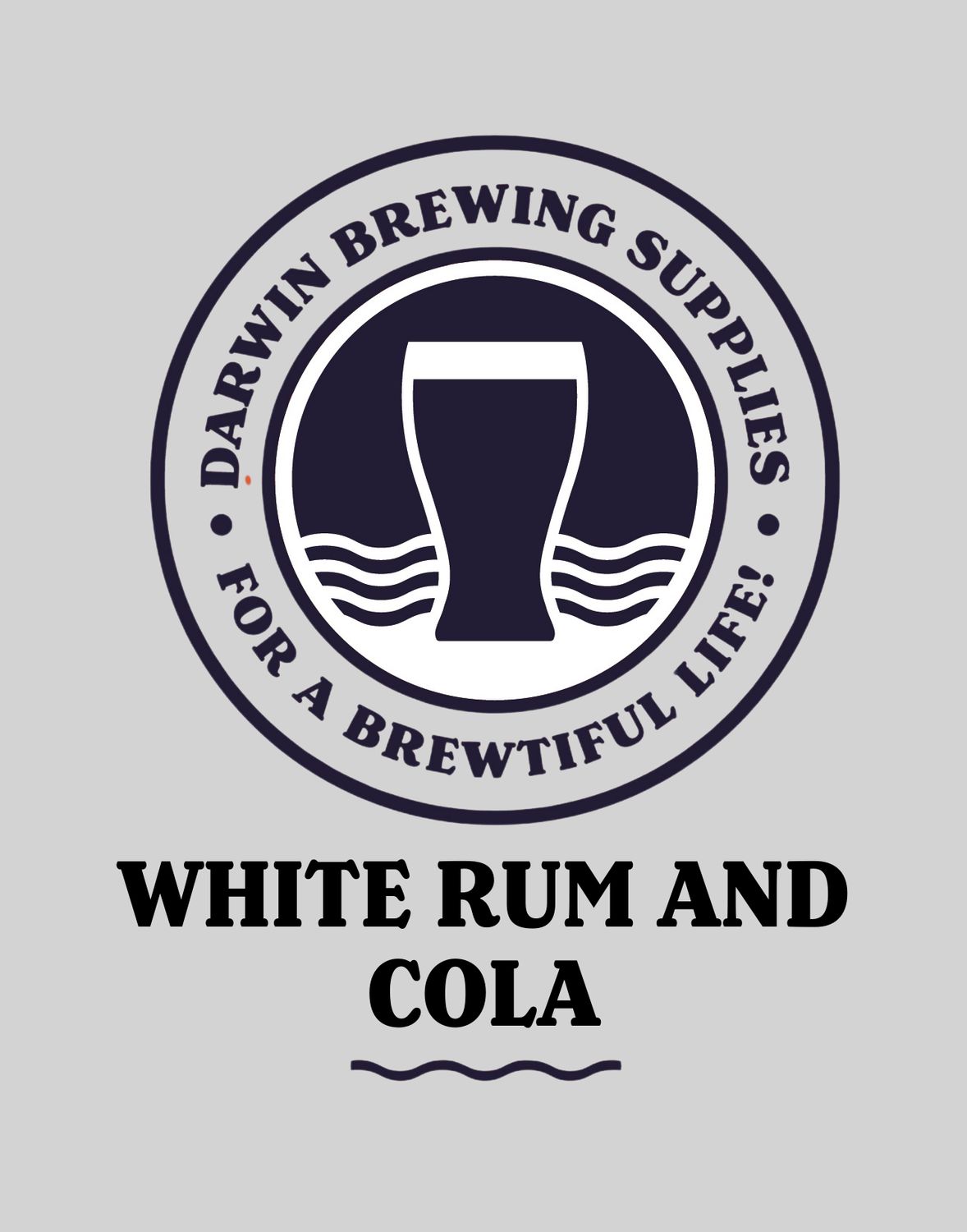 White Rum and Cola (Bacardi Style)