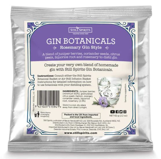 Still Spirits Gin Botanicals Rosemary Gin