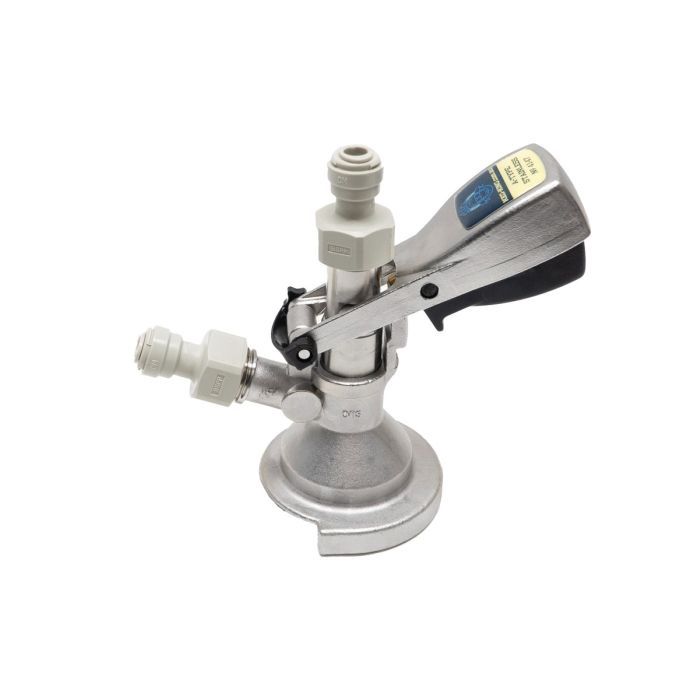 A-Type Keg Coupler with Push In Fittings
