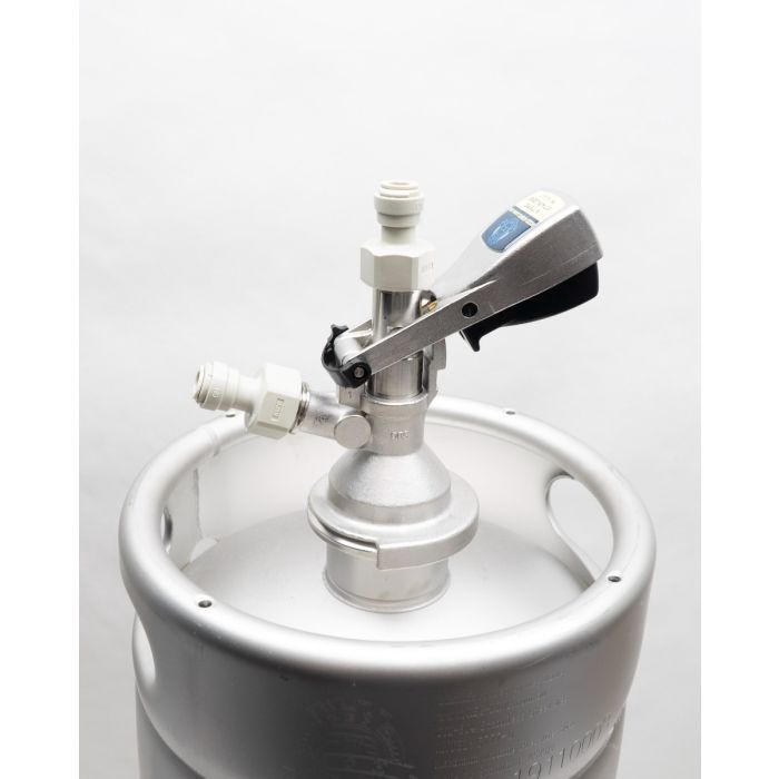 A-Type Keg Coupler with Push In Fittings