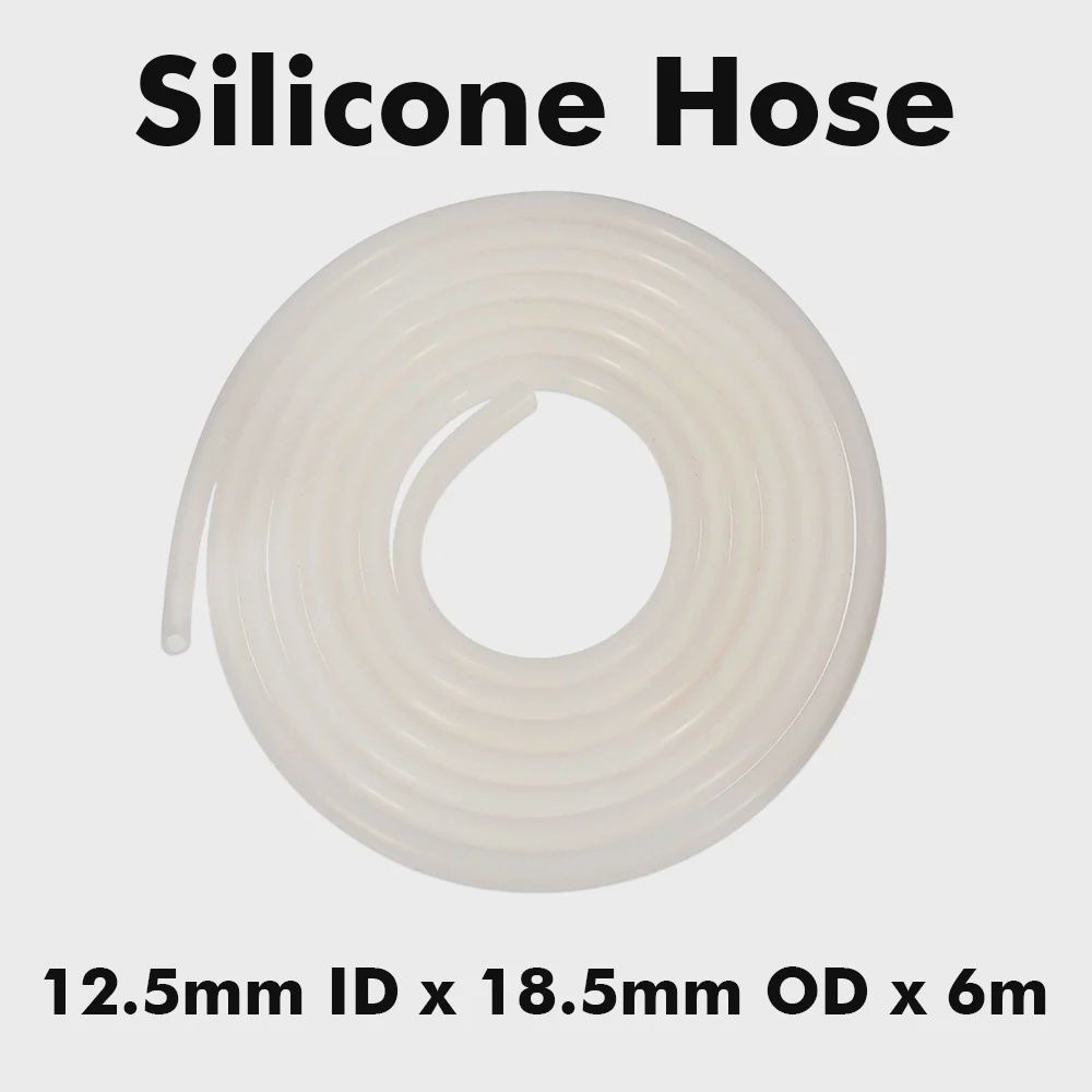 Heavy Duty Silicone Tube (12.5mm ID x 18.5mm OD), Size: 1 Metre