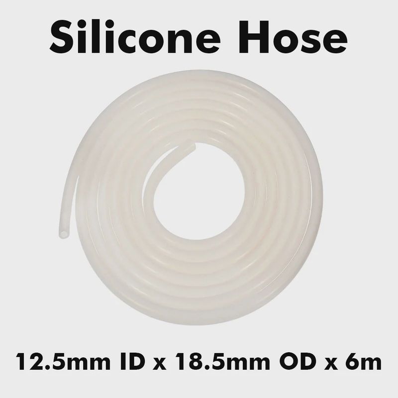 Heavy Duty Silicone Tube (12.5mm ID x 18.5mm OD)