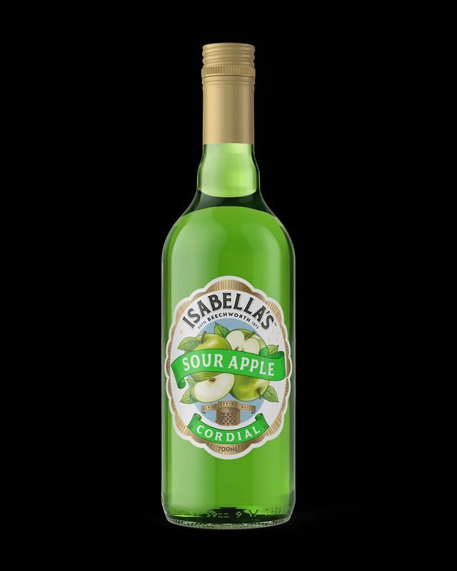 Isabella's Sour Apple Cordial 700ml