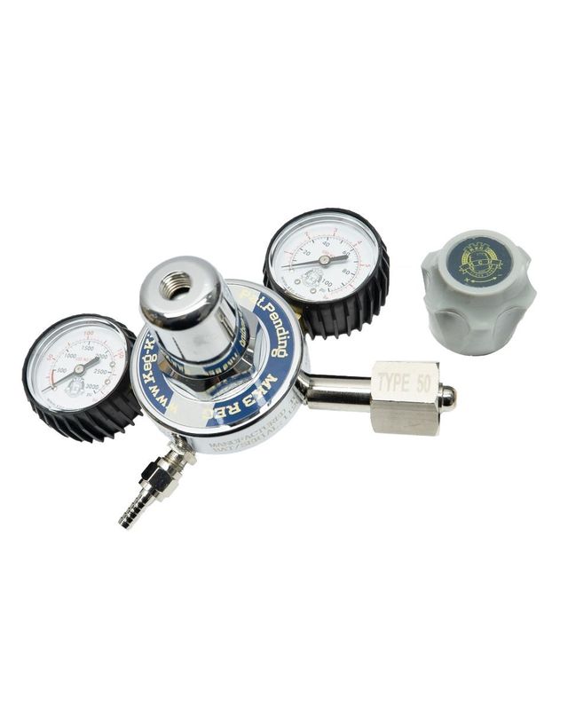 Nitrogen (N2) Gas Regulator | MK4 Dual Gauge Multi Gas - Type 50