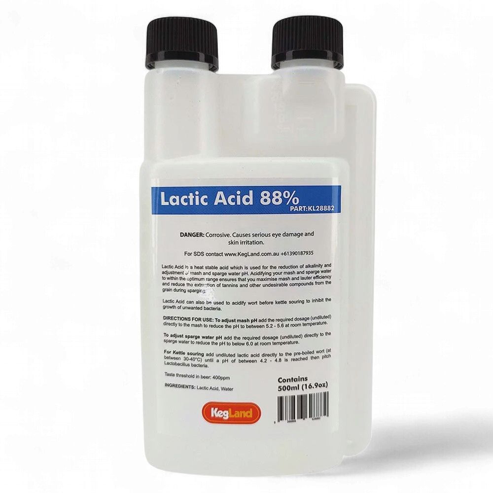Lactic Acid 88% (500ml) 16oz