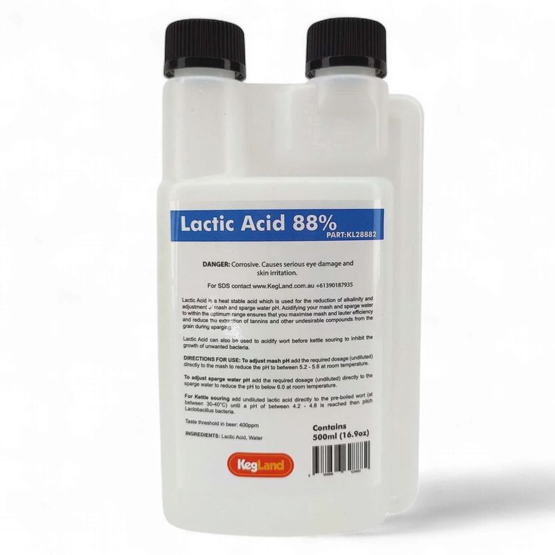 Lactic Acid 88% (500ml) 16oz