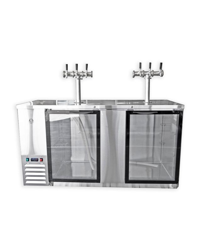 Large Two Door Super Deluxe Kegerator