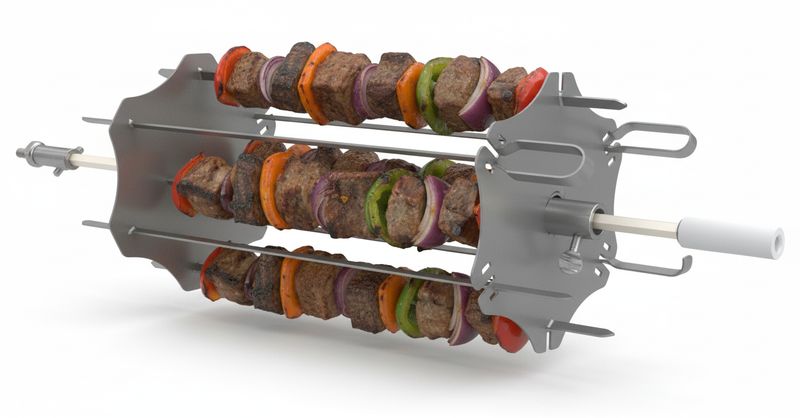 12 Piece Rotisserie Skewer System