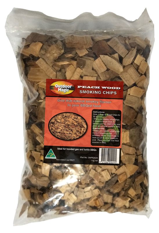 Peach Wood Chips 1kg